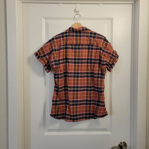 Womens BeanFlex All-Season Flannel Shirt Short-Sleeve - Picture 3 of 5